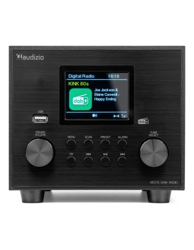 VIESTE RADIO DAB+ CON SUBWOOFER NEGRO