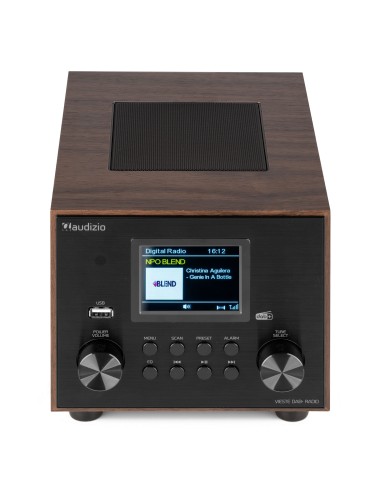 InicioHiFi domesticoDAB & Internet Radios Power Dynamics VIESTE RADIO DAB+ CON SUBWOOFER MADERA vista 8