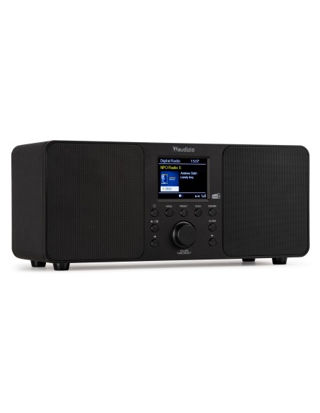 RADIO ESTÉREO GENUA DAB+ NEGRO