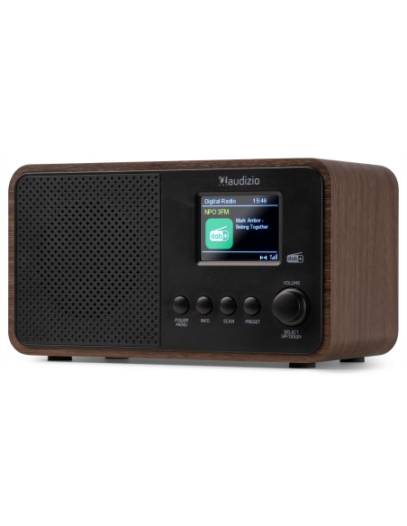 AVIO DAB+ RADIO MADERA