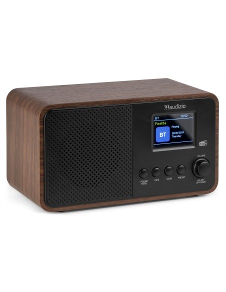 AVIO DAB+ RADIO MADERA