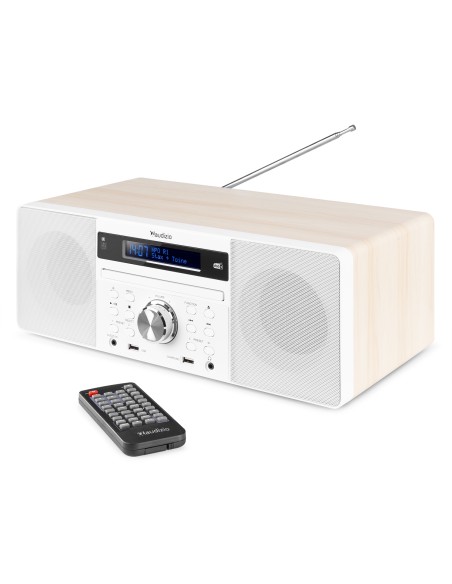 PRATO SISTEMA MUSICAL TODO-EN-UNO CD/DAB+ BLANCO