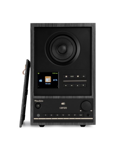 RADIO POR INTERNET CANZO CON SINTONIZADOR DAB+/FM GRIS OSCURO
