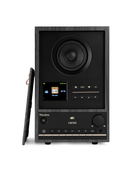 RADIO POR INTERNET CANZO CON SINTONIZADOR DAB+/FM GRIS OSCURO
