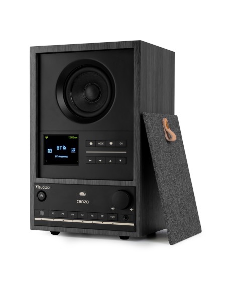 RADIO POR INTERNET CANZO CON SINTONIZADOR DAB+/FM GRIS OSCURO