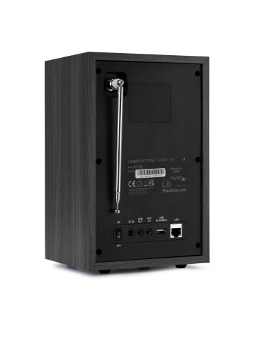 RADIO POR INTERNET CANZO CON SINTONIZADOR DAB+/FM GRIS OSCURO