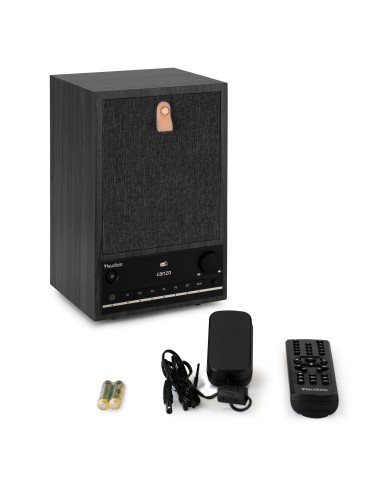 RADIO POR INTERNET CANZO CON SINTONIZADOR DAB+/FM GRIS OSCURO