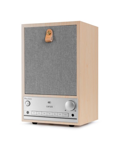 RADIO POR INTERNET CANZO CON SINTONIZADOR DAB+/FM LIGHT WOOD