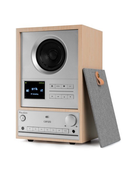 RADIO POR INTERNET CANZO CON SINTONIZADOR DAB+/FM LIGHT WOOD