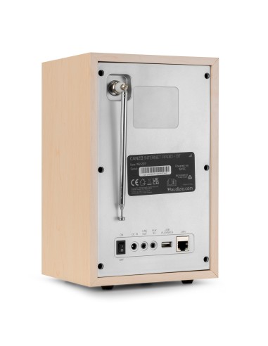 RADIO POR INTERNET CANZO CON SINTONIZADOR DAB+/FM LIGHT WOOD