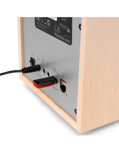 RADIO POR INTERNET CANZO CON SINTONIZADOR DAB+/FM LIGHT WOOD