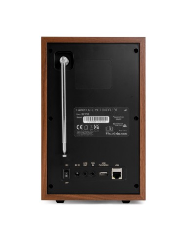 RADIO POR INTERNET CANZO CON SINTONIZADOR DAB+/FM NOGAL