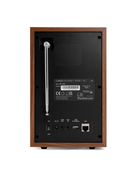 RADIO POR INTERNET CANZO CON SINTONIZADOR DAB+/FM NOGAL