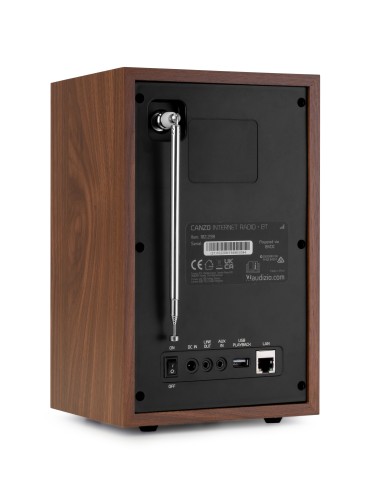 RADIO POR INTERNET CANZO CON SINTONIZADOR DAB+/FM NOGAL