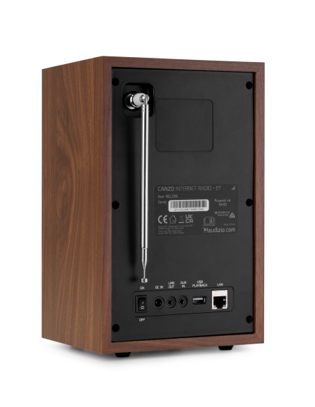 RADIO POR INTERNET CANZO CON SINTONIZADOR DAB+/FM NOGAL