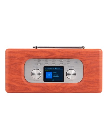 TUNE60 DAB RADIO RETRO MADERA DE CEREZA