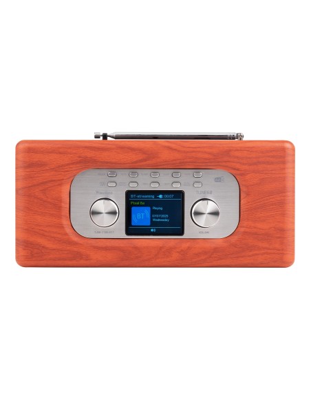 TUNE60 DAB RADIO RETRO MADERA DE CEREZA