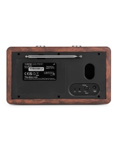 TUNE60 DAB RADIO RETRO MADERA OSCURA 2