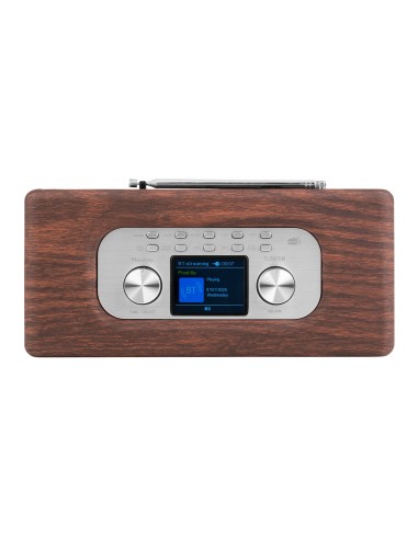 TUNE60 DAB RADIO RETRO MADERA OSCURA