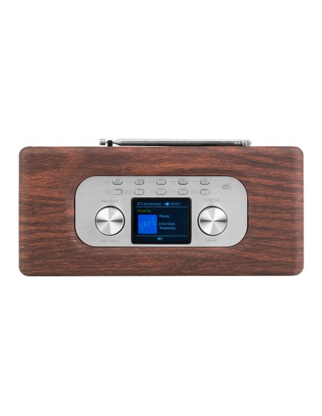 TUNE60 DAB RADIO RETRO MADERA OSCURA