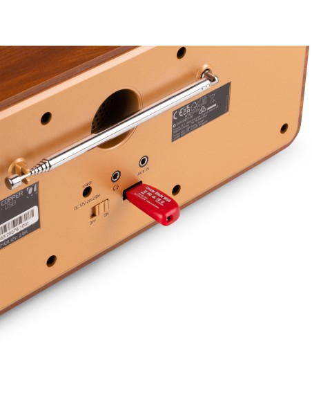 RADIO ESTÉREO GENUA DAB+ COBRE