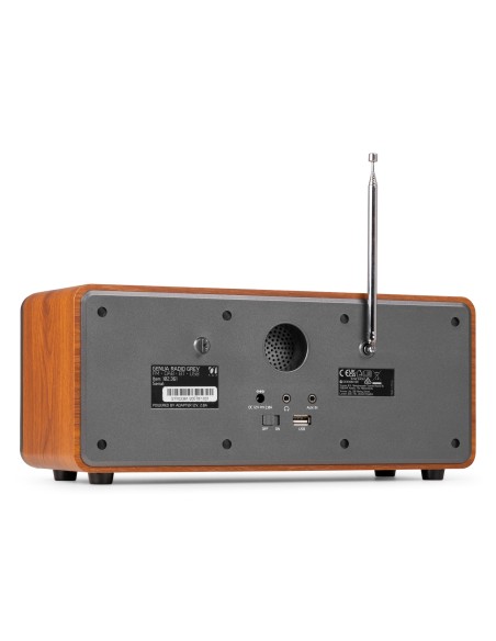 RADIO ESTÉREO GENUA DAB+ GRIS OSCURO