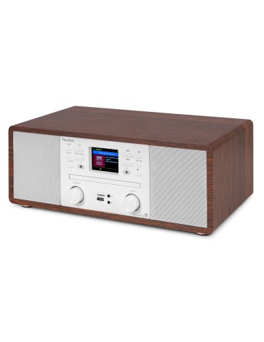 AVOLA SISTEMA DE MÚSICA DIGITAL CD/BT/DAB+/INTERNET BLANCO