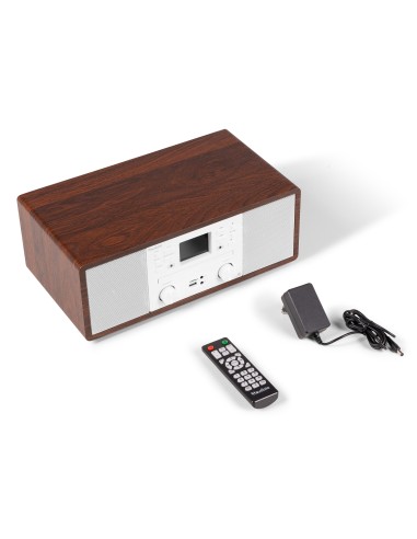 AVOLA SISTEMA DE MÚSICA DIGITAL CD/BT/DAB+/INTERNET BLANCO