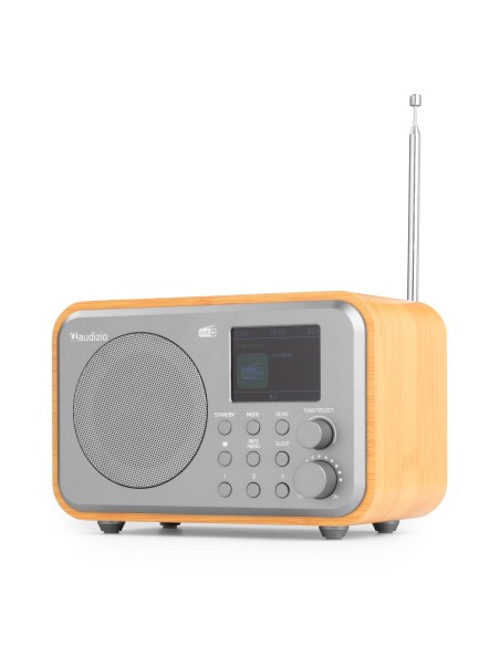 MILAN DAB+ RADIO CON BATERÍA BAMBÚ