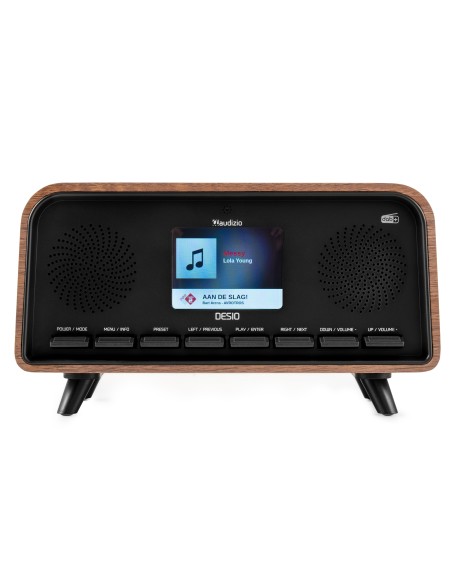 DESIO RADIO DAB MADERA OSCURA