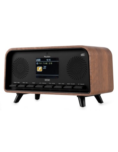 DESIO RADIO DAB MADERA OSCURA