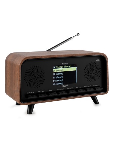 DESIO RADIO DAB MADERA OSCURA