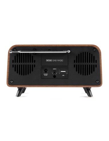 DESIO RADIO DAB MADERA OSCURA