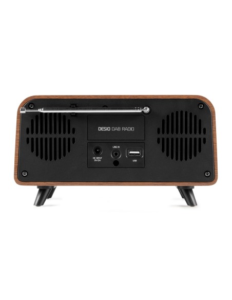 DESIO RADIO DAB MADERA OSCURA