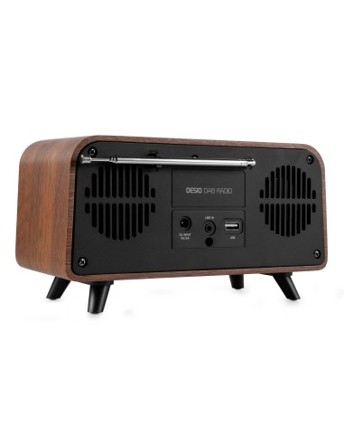 DESIO RADIO DAB MADERA OSCURA