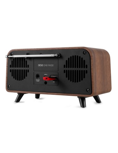 DESIO RADIO DAB MADERA OSCURA