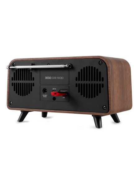 DESIO RADIO DAB MADERA OSCURA
