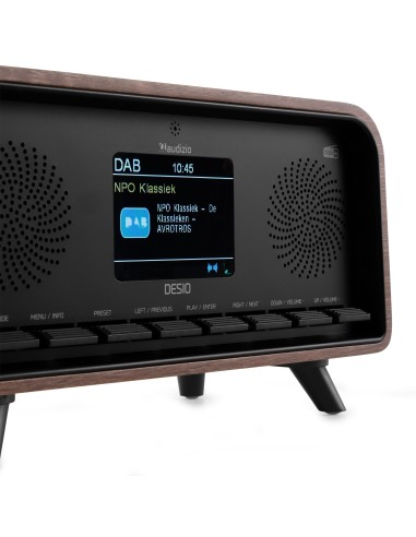 DESIO RADIO DAB MADERA OSCURA