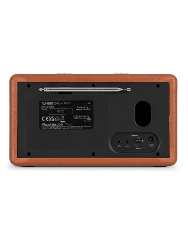 TUNE60 DAB RADIO RETRO MARRÓN