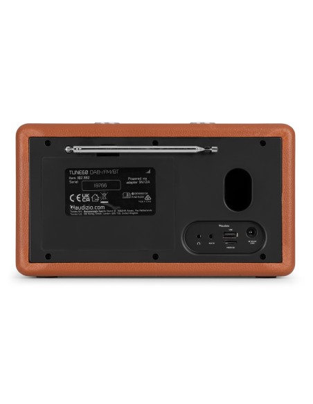TUNE60 DAB RADIO RETRO MARRÓN