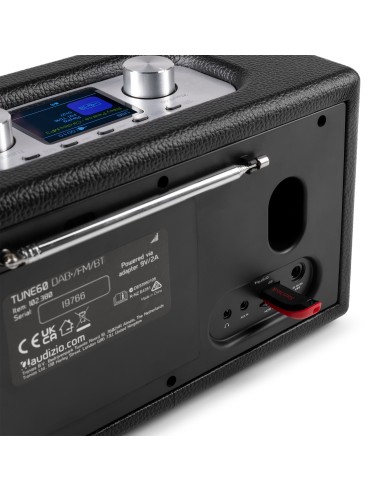 TUNE60 DAB RADIO RETRO NEGRO
