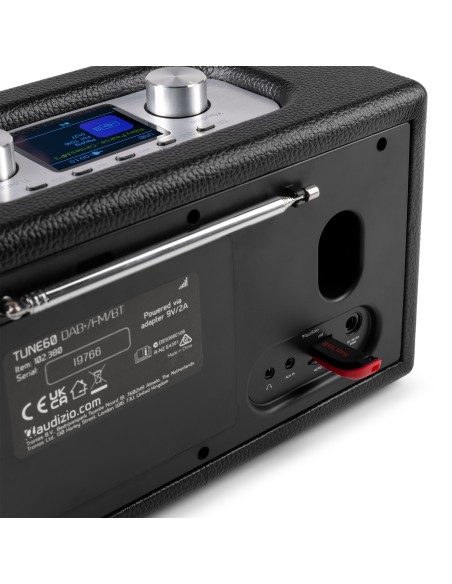 TUNE60 DAB RADIO RETRO NEGRO