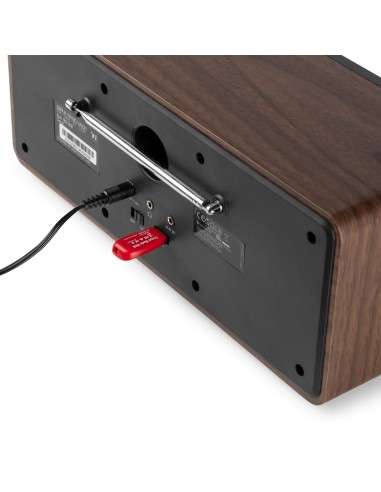 RADIO ESTÉREO GENUA DAB+ MADERA