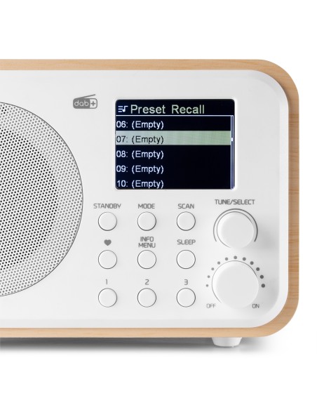 MILAN DAB+ RADIO CON BATERÍA BLANCO