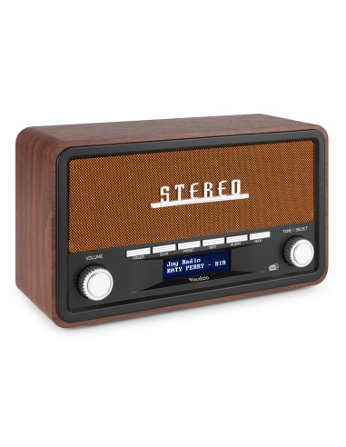InicioHiFi domesticoDAB & Internet Radios Power Dynamics FOGGIA RADIO RETRO DAB+ COBRE vista 4