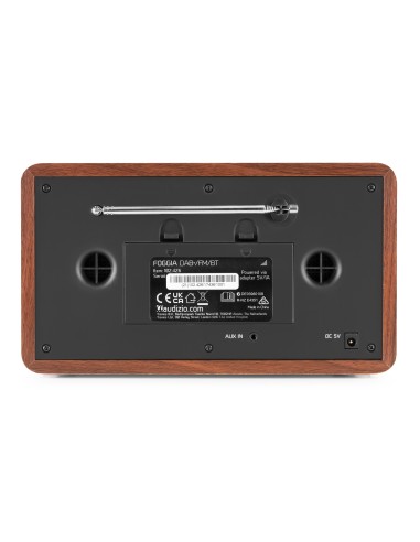 InicioHiFi domesticoDAB & Internet Radios Power Dynamics FOGGIA RADIO RETRO DAB+ COBRE vista 6