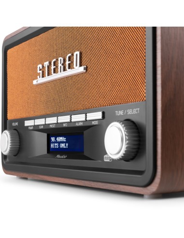 InicioHiFi domesticoDAB & Internet Radios Power Dynamics FOGGIA RADIO RETRO DAB+ COBRE vista 9