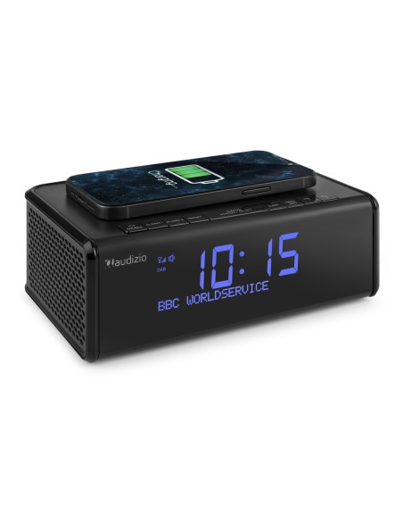 CUNEO CLOCK RADIO DAB + CON CARGA INALÁMBRICA