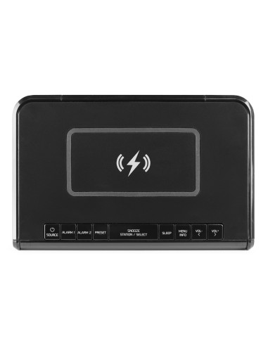 CUNEO CLOCK RADIO DAB + CON CARGA INALÁMBRICA