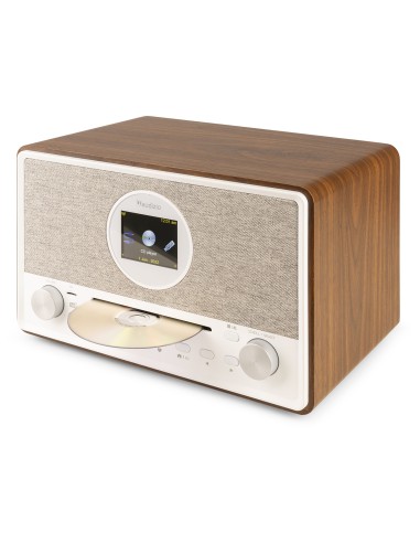 LUCCA RADIO INTERNET CON DAB+ Y REPRODUCTOR CD MADERA